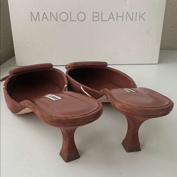 Manolo Blahnik Maysale Mules - Picture 4 of 4